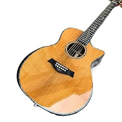 Real Abalone Ebony Touche Touche Chaylor Ps14 Guitare Acoustique, Corps de Cocobolo, 41 Pouces Solide Cèdre Top Guitarra… - Les Beatles, Paul McCartney, John Lennon, RIngo Starr, George Harrison