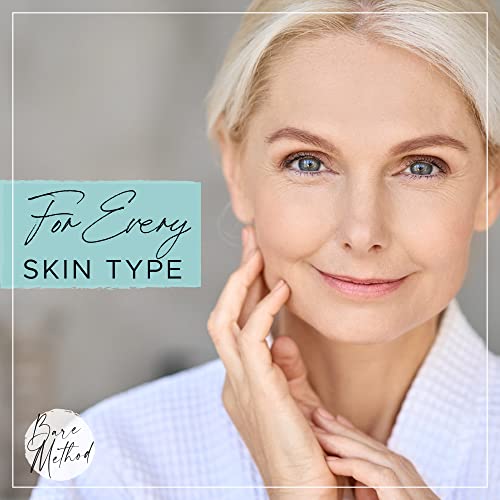 Bare Method - 02 Serum - Hydrating Anti-Aging - Natural Moisturizer - Exfoliates & Brightens Facial Skin - Smoothes & Hydrates With Peptides, Hyaluronic & Salicylic Acids, Antioxidants #TOP6