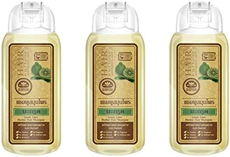 Khaokho Talaypu Leech Lime Herbal Hair Shampoo 200 ml. x 3 pcs.