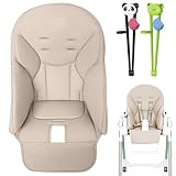TyCylKu Baby Hochstuhlbezug Mit 2 Stk 15.5cm Trainingsstäbchen PU 83x40cm Baby Hochstuhl...