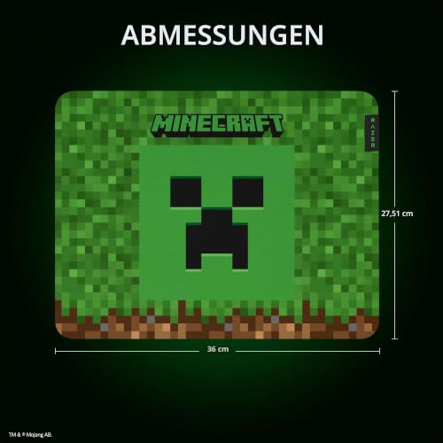 Razer Gigantus V2 Stoff-Gaming-Mauspad (mittelgroß): Strukturierte MicroWeave-Stoffoberfläche, Dicker, hochdichter Gummischaum… – Ansicht 3