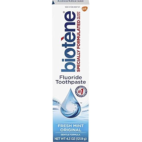 Biotene Toothpaste, Fresh Mint, 4.3 Ounce (Pack of 6) ,Biotene-wf Cover