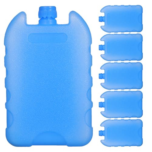 Hemobllo Paquetes de Hielo Reutilizables para Aire Acondicionado Caja de Hielo Portátil Mediana para Ventilador 6 Unidades Enfriador de Agua para Uso Doméstico y Viajes