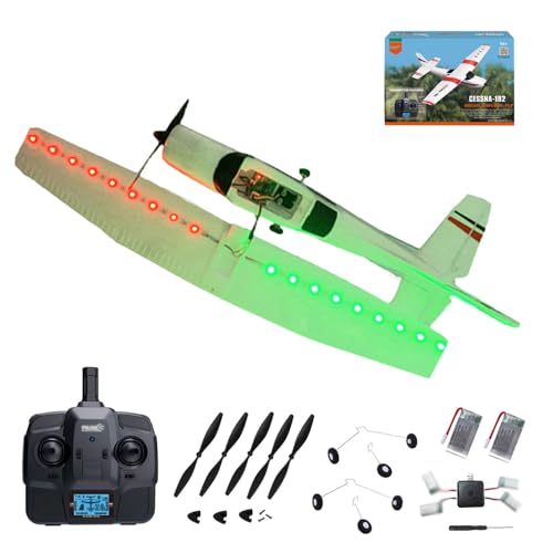 Park10 Toys RC Airliner F949pro 3CH 3D6G RC Plane for Beginner 1020 Motor 2.4GHZ LED RC Airplanes...
