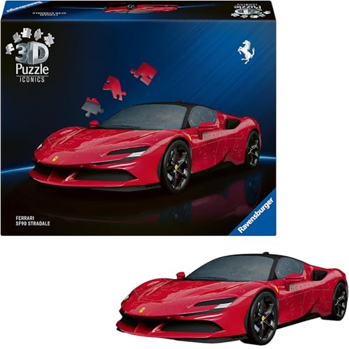 Ravensburger - Puzzle 3D Adultos Ferrari Stradale | Puzzles 3D