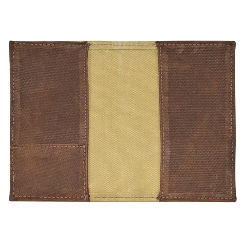 Étui portefeuille en toile cirée protège-carnet de notes de terrain compact - 6