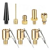 YOUZMY Set di 8 adattatori multifunzione per valvole Bosch EasyPump, accessori per pompe d'aria, adattatore per valvola francese, adattatore per valvola auto, adattatore per valvola della bicicletta
