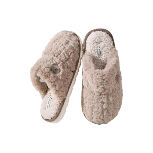 Fluffy Warm Fuzzy Cute Slippers Comfy Autumn Winter Indoor Outdoor Slippers