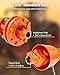 PTO Drive Shaft with Slip Clutch 6 Spline Both Ends PTO Shaft Series 4 Tractor PTO Drive Line Shaft, Carburized Steel Tractor Slip Clutch for Bush Hog/Finish Mower/Rotary (43