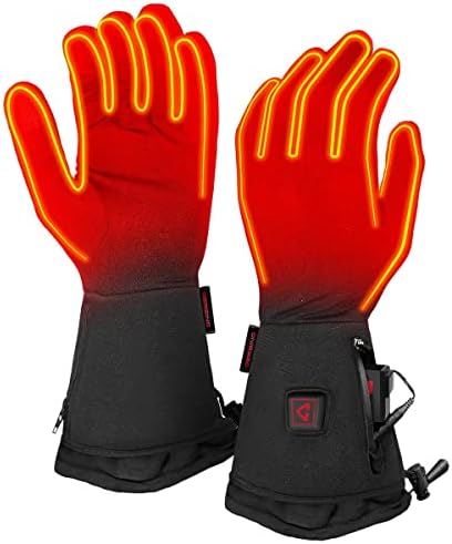 Gerbing Men’s 7V Heated Glove Liners – Battery Heated Gloves for Winter Season – Up to 5 Hours of Battery Backup XXL
