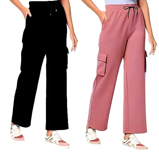 Urban Utility Dual Cargo Pants Relaxed Fit Set for Women Daily Comfort Travel Outdoor Style-image-46