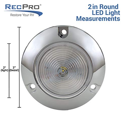 Luces LED redondas ámbar 2" Long Haul (4 unidades) miniatura 6
