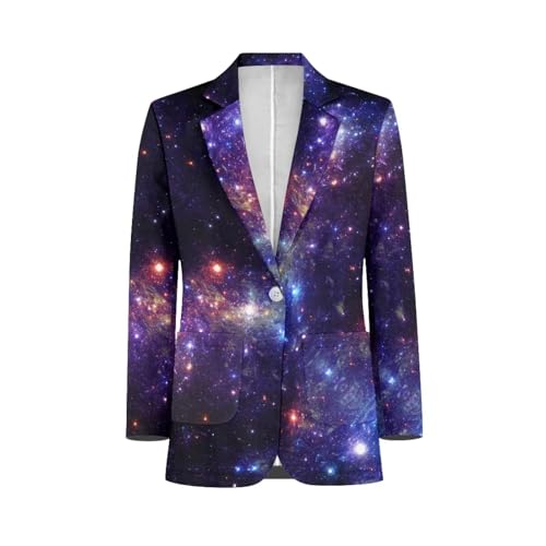 Men's Casual Blazer Long Sleeve Suit Jackets Sports Coats One Button Business Jacket with Pocket S-5XL