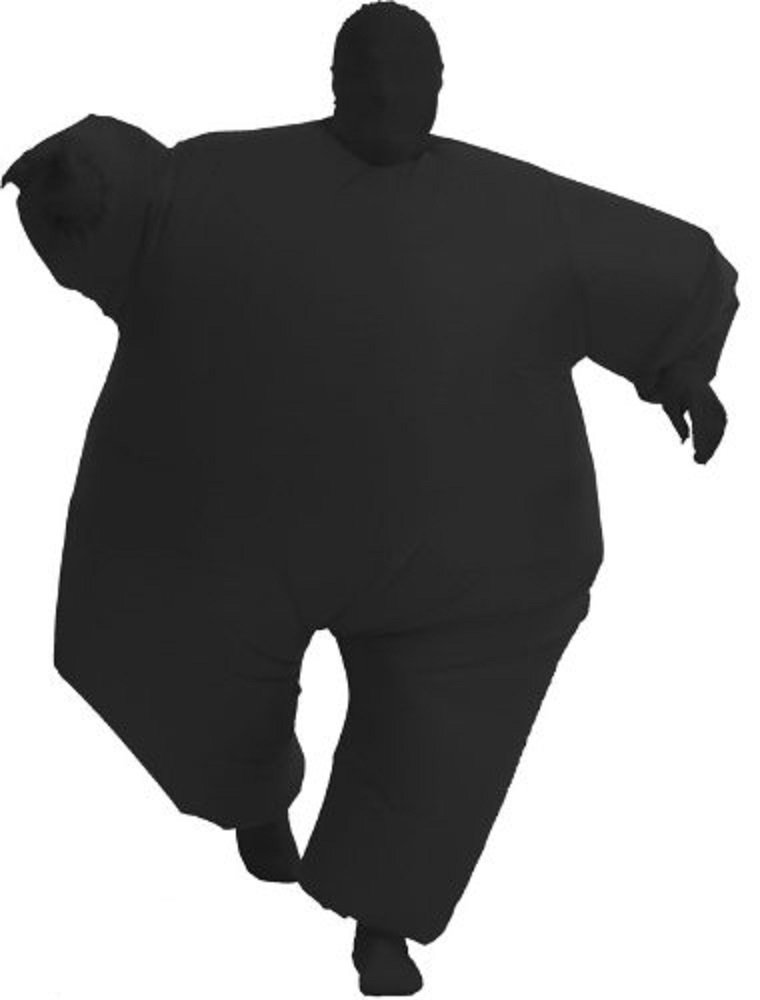 CHUB SUITInflatable Teen Costume (Black)
