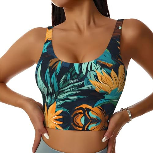 Chaleco deportivo negro para mujer HYTTER con estampado de tigre talla S