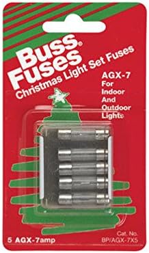 Bussmann Fuse Light String 7 Amp 125 V 1/4 " X 1 " - 1 " Cd 5