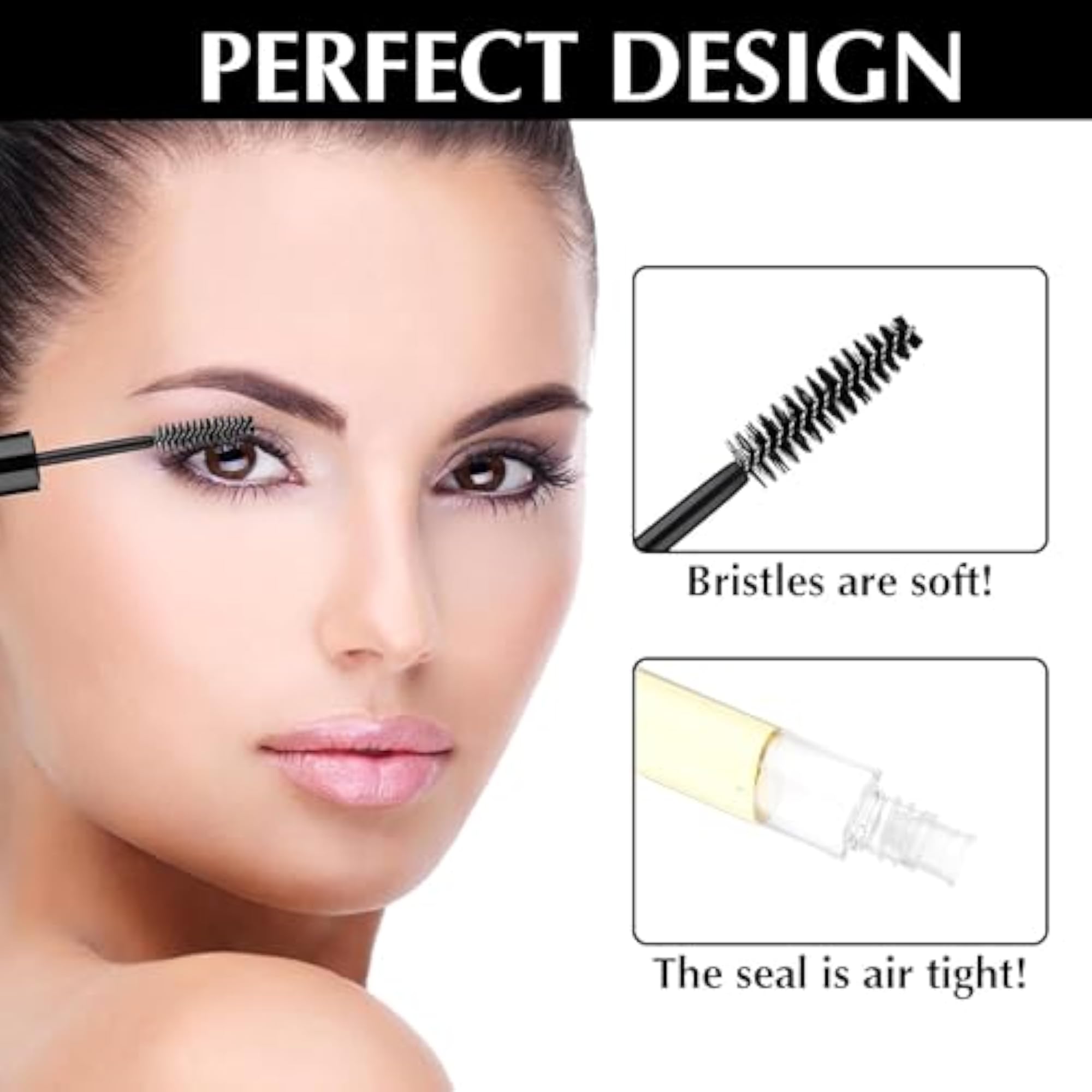 Empty Mascara Tubes Set of 2 for DIY Lash Growth