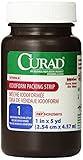 CURAD Sterile Iodoform Gauze Packing Strips, 1' x 5 yds., Wound Care Essentials