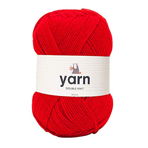 Creaciones por Korbond - Color Shock Hilo acrílico, Rojo, 100 g Cover