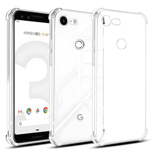 対応 Google Pixel 3 ケース 対応 Pixel3 カバー TPU 保護ケース カバー背面 ンプロテクター シェル クバー クリア ソフト 透明シェル ンプロテクター ​シェル【耐衝撃 エアバッグ 滑り止め すり傷防止 薄型 軽量 シェル スリム 携帯便利】