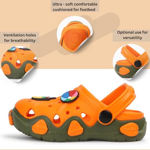Image of TRASE Kids Clogs for Toddlers Boys and Girls, 1 to 5 Years, Comfortable, Breathable and Lightweight | Suitable for Indoors and Outdoors | Ideal for All-Day Wear