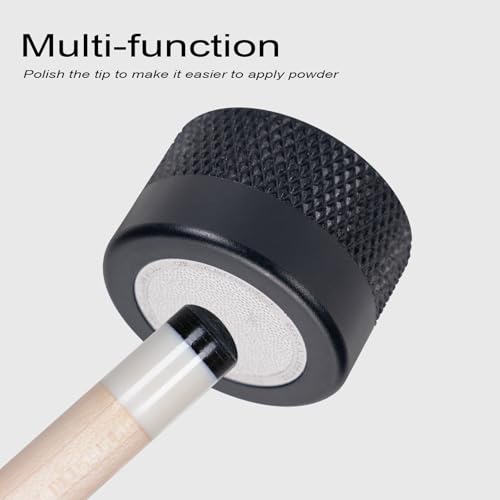 Porte-craie rond pour queue de billard étui mini avec protection solide - 6