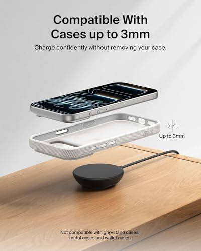 Belkin Qi2 25W Magnetic Wireless Charging Pad, Fast Charging, No Adapter - image 8