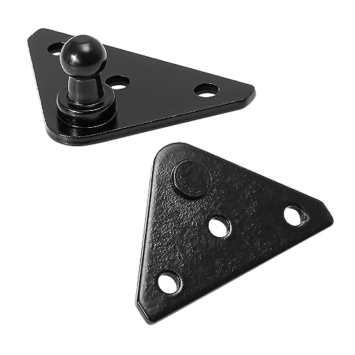 Soportes de montaje de 10 mm de alta resistencia con acabado negro anticorrosión 4