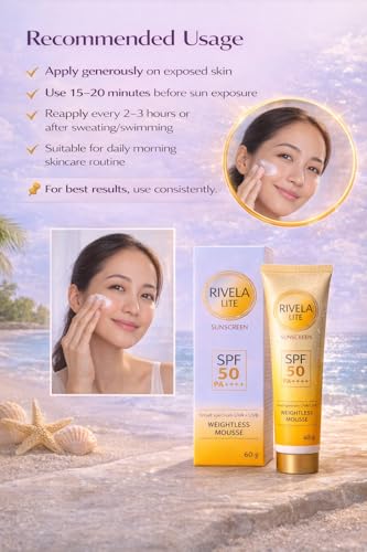 Image of Lite Sunscreen SPF 50 PA+++ | Weightless mousse texture | Tinted Matte Finish | Broad Spectrum UVA & UVB Protection | Lightweight, Non-Greasy | Suitable for Oily & Acne-Prone Skin | 60g
