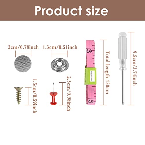 DIYARTS Fermagli Auto Pannelli Portiere, Chiodi