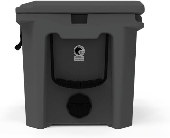 Grizzly 60 Cooler | 60 qt Ice Chest Durable Rotomolded Insulated | Made in USA | Warranty for Life | For Beach Boat Camping Fishing Hunting | G60