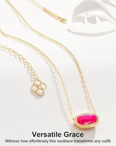 AICase 18K Gold Plated Pendant Necklace for Women,Fashion Jewelry,Anniversary Birthday Gifts for Women/MoM/Sister/Friends/Her/Wife/Grandma/Coworker Mother's Day gifts for MoM3