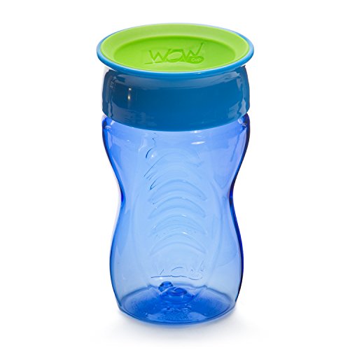 Wow cup for kids 360 sippy cup, blue, 10 oz / 296 ml
