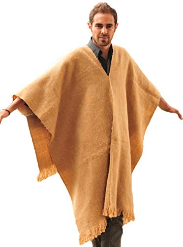 Gamboa Alpaca Poncho (Brown)