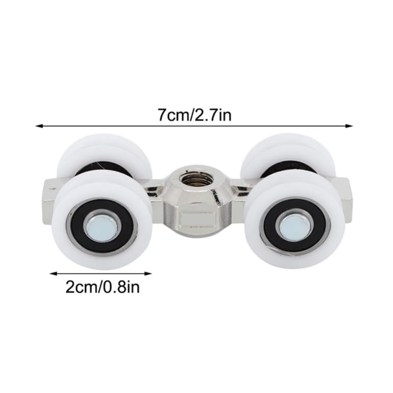 Rodillos for puertas corredizas, rodamientos, 4 ruedas, for muebles
