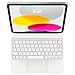 Apple Magic Keyboard Folio (per iPad A16 e iPad 10, Gen) (QWERTY Inglese) Bianco (Ricondizionato)