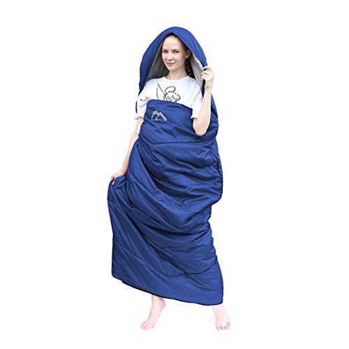 Friendriver Xl Size Upgraded Version Of Camping Sleeping Bag 4 Seasons Warm And Cool, Lighter Weight, Adults And Children Can Use Waterproof Camping Bag, Travel And Outdoor Activities (Navy, Single) #TOP4