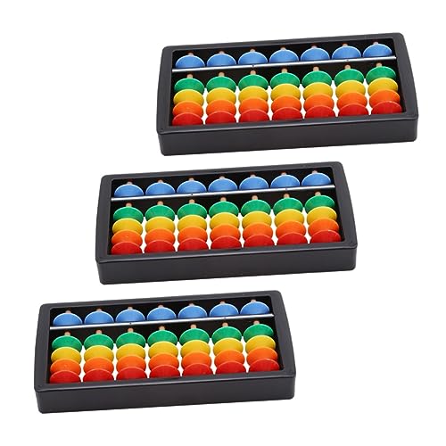 HOOTNEE 3pcs 7 Gears Abacus Abacus Toys for Children Abacus Toy Abacus Tools Kid Tools Mental Arithmetic Abacus Arithmetic Abacuses Math Learning Abacus Abacus Abs