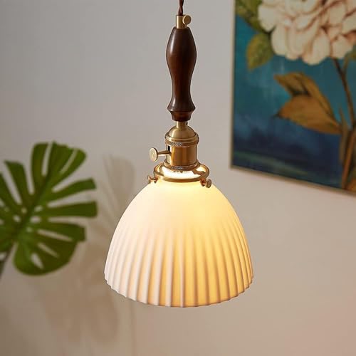 Lustre céramique rétro design chandelles ajustables pour décoration raffinée
