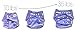 Arrows and Sparrows 4-Pack Cloth Pocket Diapers with 4 Inserts.