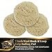 Woolous Wool Buffing Pads 7 Inch, 3 Pack - 100% Natural Wool Pads for Buffing, Polishing & Compounding Cars, Boats, Trucks & Motorcycles - Hook & Loop for Quick Attachment