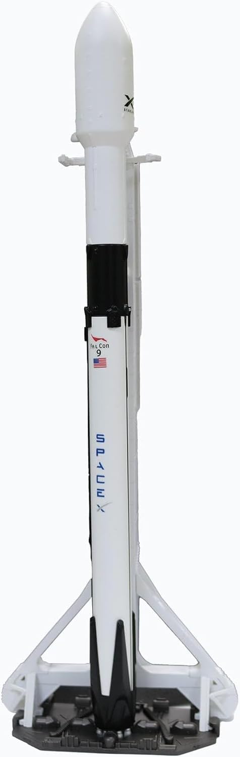 AYGITAL SpaceX Falcon 9 STRONGBACK 1/233 Diecast Rocket Model Set