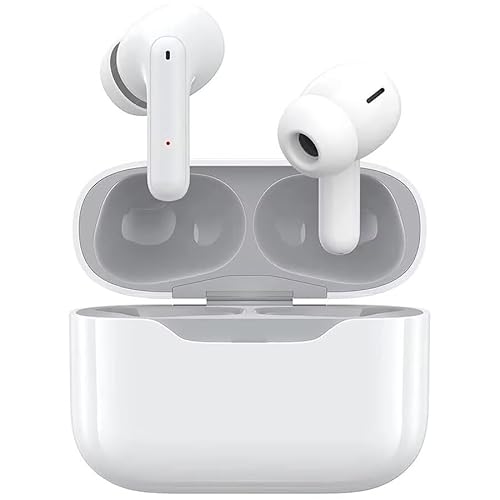 Yuandidu Wireless Earbuds Touch Control With Hi-Fi Stereo Audio, Built-in Mic, Noise Reduction, Wireless Bluetooth Headphones IPX7 Waterproof Earphones With Fast Charging Case, 30H Playtime