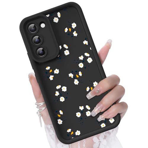 Coque Samsung S20 FE 5G antichoc silicone liquide à motif floral rose doux