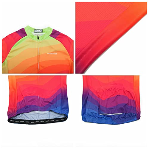 Camisa de ciclismo manga longa feminina top de bicicleta inverno lã térmica montanha estrada corrida