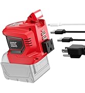 Power Inverter for Milwaukee M18 18V Battery, Ecarke 200W Portable Power Supply Inverter Convert ...