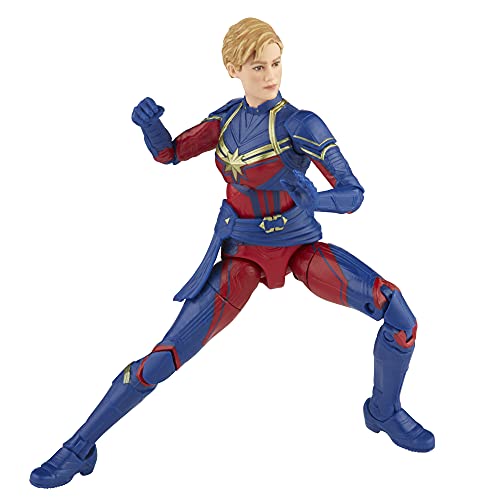Hasbro Marvel Legends Series, pack de 2 figurines de 15 cm, Captain Marvel et Rescue Armor, personnages Infinity Saga, design premium, 12 accessoires F0190