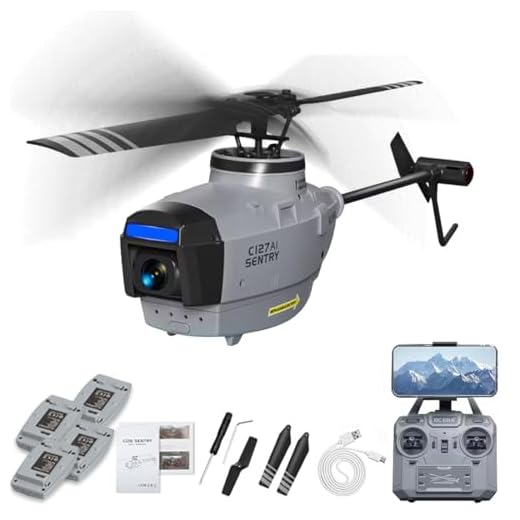 Advanced RC Helicopter with AI Tracking