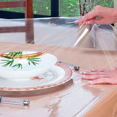 Toalha De Mesa Plástico Impermeável 0,15mm 2,20m X1,40m Pvc