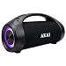 Produktbild AKAI Boombox Soundblaster Ghettoblaster Bluetooth Lautsprecher Wasserdicht IPX5, 50W Bluetooth Box Tragbar Kabellos Stereo Sound, LED-Lightshow, A2DP Bluetooth 5.0 Speaker für Indoor Outdoor & Party